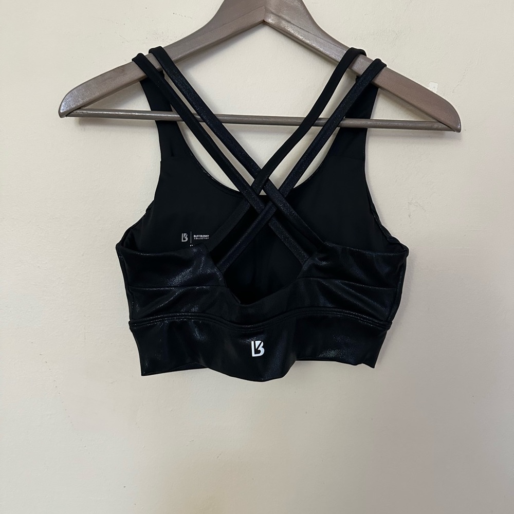 Buffbunny Rosa Sports Bra V2! Black - Picture 6 of 8